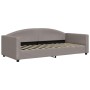 Trundle sofa bed with drawers taupe gray fabric 90x200 cm by vidaXL, Beds and slatted bases - Ref: Foro24-3197227, Price: 343...