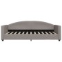 Sofá cama nido con cajones tela gris taupe 90x200 cm de vidaXL, Camas y somieres - Ref: Foro24-3197227, Precio: 339,99 €, Des...