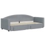 Trundle sofa bed with drawers light gray fabric 80x200 cm by vidaXL, Beds and slatted bases - Ref: Foro24-3197219, Price: 319...