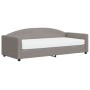 Sofá cama con colchón tela gris taupe 90x200 cm de vidaXL, Camas y somieres - Ref: Foro24-3197173, Precio: 343,07 €, Descuent...