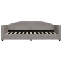 Sofá cama con colchón tela gris taupe 90x200 cm de vidaXL, Camas y somieres - Ref: Foro24-3197173, Precio: 343,07 €, Descuent...