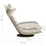 Cream Velvet Swivel Floor Chair by vidaXL, Floor chairs - Ref: Foro24-336573, Price: 127,23 €, Discount: %