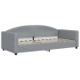 Sofá cama nido con colchón tela gris claro 90x200 cm de vidaXL, Camas y somieres - Ref: Foro24-3197206, Precio: 453,45 €, Des...