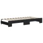 Sofá cama nido tela negro 90x200 cm de vidaXL, Camas y somieres - Ref: Foro24-3197190, Precio: 292,71 €, Descuento: %