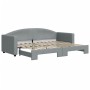 Sofá cama nido tela gris claro 80x200 cm de vidaXL, Camas y somieres - Ref: Foro24-3197183, Precio: 284,59 €, Descuento: %