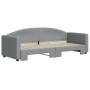 Sofá cama nido tela gris claro 80x200 cm de vidaXL, Camas y somieres - Ref: Foro24-3197183, Precio: 284,59 €, Descuento: %