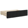 Sofá cama nido con cajones tela negro 100x200 cm de vidaXL, Camas y somieres - Ref: Foro24-3197249, Precio: 493,05 €, Descuen...