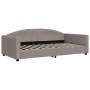 Sofá cama nido con cajones tela gris taupe 100x200 cm de vidaXL, Camas y somieres - Ref: Foro24-3197250, Precio: 492,75 €, De...