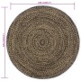 Alfombra hecha a mano de yute marrón y negro 240 cm de vidaXL, Alfombras - Ref: Foro24-343622, Precio: 154,64 €, Descuento: %