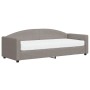 Sofá cama con colchón tela gris taupe 80x200 cm de vidaXL, Camas y somieres - Ref: Foro24-3197168, Precio: 324,00 €, Descuent...