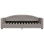 Sofa bed with taupe gray fabric mattress 80x200 cm by vidaXL, Beds and slatted bases - Ref: Foro24-3197168, Price: 324,00 €, ...