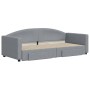 Sofá cama nido con cajones tela gris claro 90x200 cm de vidaXL, Camas y somieres - Ref: Foro24-3197224, Precio: 344,70 €, Des...