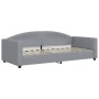 Sofá cama nido con cajones tela gris claro 90x200 cm de vidaXL, Camas y somieres - Ref: Foro24-3197224, Precio: 344,70 €, Des...