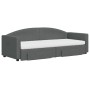 Sofá cama nido con cajones tela gris oscuro 80x200 cm de vidaXL, Camas y somieres - Ref: Foro24-3197238, Precio: 462,86 €, De...