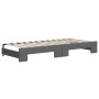 Sofá cama nido con cajones tela gris oscuro 80x200 cm de vidaXL, Camas y somieres - Ref: Foro24-3197238, Precio: 462,86 €, De...