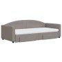 Trundle sofa bed with drawers taupe gray fabric 90x200 cm by vidaXL, Beds and slatted bases - Ref: Foro24-3197245, Price: 497...