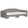 Sofá cama nido con colchón tela gris taupe 90x200 cm de vidaXL, Camas y somieres - Ref: Foro24-3197209, Precio: 430,99 €, Des...