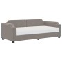 Sofá cama con colchón tela gris taupe 90x200 cm de vidaXL, Camas y somieres - Ref: Foro24-3197619, Precio: 352,23 €, Descuent...