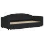 Sofá cama nido con cajones tela negro 80x200 cm de vidaXL, Camas y somieres - Ref: Foro24-3197221, Precio: 316,92 €, Descuent...