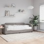 Sofa bed with taupe gray fabric mattress 80x200 cm by vidaXL, Beds and slatted bases - Ref: Foro24-3197614, Price: 333,99 €, ...