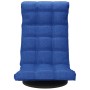 Silla de suelo giratoria de tela azul de vidaXL, Sillas de suelo - Ref: Foro24-336578, Precio: 117,39 €, Descuento: %