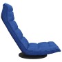 Silla de suelo giratoria de tela azul de vidaXL, Sillas de suelo - Ref: Foro24-336578, Precio: 117,39 €, Descuento: %