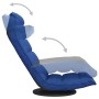 Blue Fabric Swivel Floor Chair by vidaXL, Floor chairs - Ref: Foro24-336578, Price: 117,39 €, Discount: %