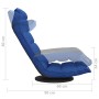 Silla de suelo giratoria de tela azul de vidaXL, Sillas de suelo - Ref: Foro24-336578, Precio: 117,39 €, Descuento: %