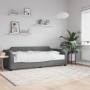 Sofa bed with dark gray fabric mattress 90x190 cm by vidaXL, Beds and slatted bases - Ref: Foro24-3197627, Price: 357,74 €, D...