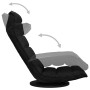 Black Fabric Swivel Floor Chair by vidaXL, Floor chairs - Ref: Foro24-336580, Price: 119,97 €, Discount: %