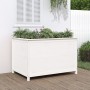 Raised garden bed made of white pine wood 119.5x82.5x78cm by vidaXL, Pots and planters - Ref: Foro24-825311, Price: 147,99 €,...