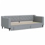 Trundle sofa bed with drawers light gray fabric 80x200 cm by vidaXL, Beds and slatted bases - Ref: Foro24-3197457, Price: 328...