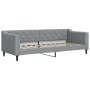 Trundle sofa bed with drawers light gray fabric 80x200 cm by vidaXL, Beds and slatted bases - Ref: Foro24-3197457, Price: 328...