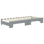 Trundle sofa bed with drawers light gray fabric 80x200 cm by vidaXL, Beds and slatted bases - Ref: Foro24-3197457, Price: 328...