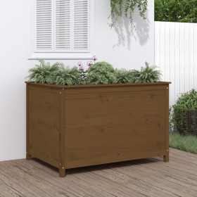 Raised garden bed pine wood honey brown 119.5x82.5x78 cm by vidaXL, Pots and planters - Ref: Foro24-825313, Price: 154,99 €, ...