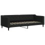 Trundle sofa bed with drawers black fabric 80x200 cm by vidaXL, Beds and slatted bases - Ref: Foro24-3197459, Price: 322,39 €...