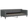 Sofá cama nido con cajones tela gris oscuro 80x200 cm de vidaXL, Camas y somieres - Ref: Foro24-3197458, Precio: 324,62 €, De...