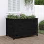 Raised garden bed black pine wood 119.5x82.5x78 cm by vidaXL, Pots and planters - Ref: Foro24-825314, Price: 193,49 €, Discou...