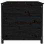 Raised garden bed black pine wood 119.5x82.5x78 cm by vidaXL, Pots and planters - Ref: Foro24-825314, Price: 193,49 €, Discou...