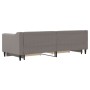 Trundle sofa bed with drawers taupe gray fabric 80x200 cm by vidaXL, Beds and slatted bases - Ref: Foro24-3197460, Price: 328...