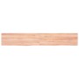 Encimera baño madera maciza tratada marrón claro 180x30x(2-6)cm de vidaXL, Encimeras - Ref: Foro24-3156162, Precio: 97,59 €, ...