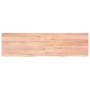 Encimera baño madera maciza tratada marrón claro 180x50x(2-4)cm de vidaXL, Encimeras - Ref: Foro24-3156165, Precio: 118,25 €,...