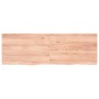 Badezimmerarbeitsplatte aus hellbraun behandeltem Massivholz, 180 x 60 x (2-4) cm von vidaXL, Arbeitsplatten - Ref: Foro24-31...