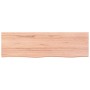 Encimera de baño madera maciza tratada marrón claro 100x30x2 cm de vidaXL, Encimeras - Ref: Foro24-3156125, Precio: 52,84 €, ...