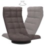 Silla de suelo giratoria tela gris taupe de vidaXL, Sillas de suelo - Ref: Foro24-336583, Precio: 115,91 €, Descuento: %