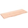 Unbehandelte Badezimmerarbeitsplatte aus Massivholz, 100 x 40 x (2–4) cm von vidaXL, Arbeitsplatten - Ref: Foro24-3156033, Pr...