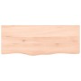 Unbehandelte Badezimmerarbeitsplatte aus Massivholz, 100 x 40 x (2–4) cm von vidaXL, Arbeitsplatten - Ref: Foro24-3156033, Pr...