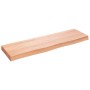 Encimera baño madera maciza tratada marrón claro 100x30x(2-6)cm de vidaXL, Encimeras - Ref: Foro24-3156127, Precio: 60,67 €, ...