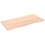 Encimera de baño madera maciza sin tratar 100x50x2 cm de vidaXL, Encimeras - Ref: Foro24-3156035, Precio: 72,72 €, Descuento: %