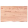 Encimera de baño madera maciza tratada marrón claro 100x60x2 cm de vidaXL, Encimeras - Ref: Foro24-3156134, Precio: 66,56 €, ...